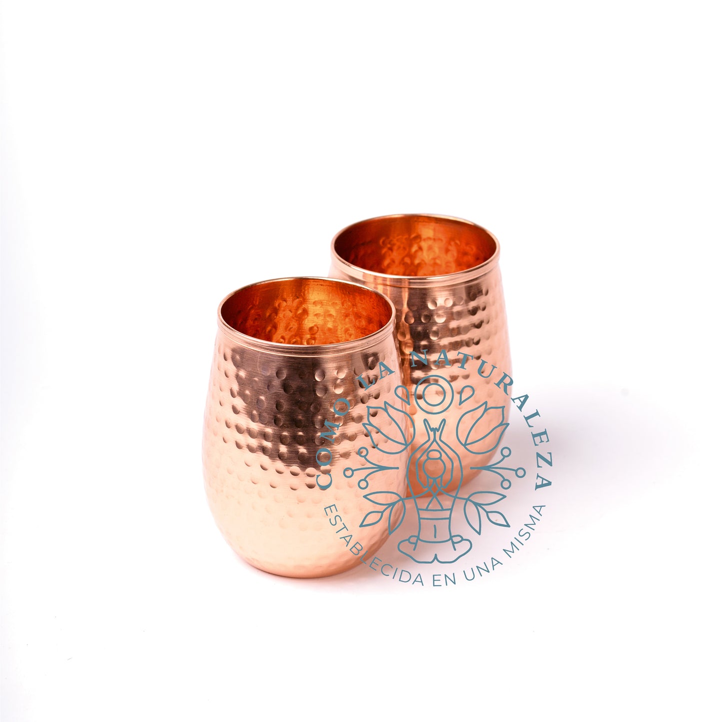 Pack de 2 Vasos 100% COBRE 16 oz.