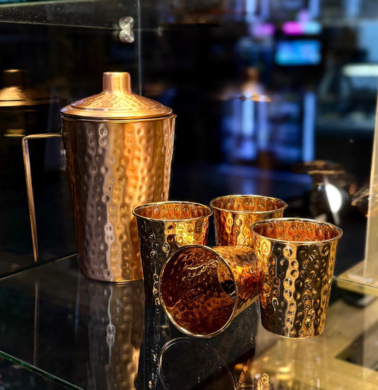 Set Jarra + 4 Vasos Pisco Sour
